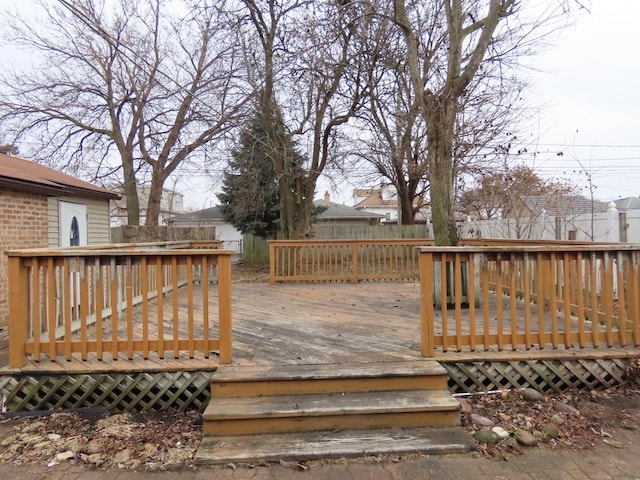 view of deck