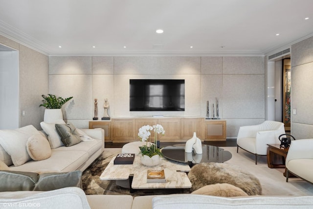 1540 N Lake Shore Dr Unit 8N, Chicago, IL 60610 - living area featuring crown molding
