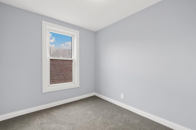 spare room featuring carpet floors