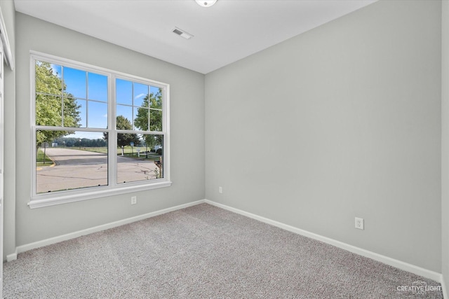 empty room with carpet floors