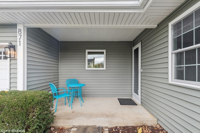 view of patio / terrace with covered porch