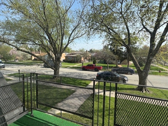 exterior space with fence