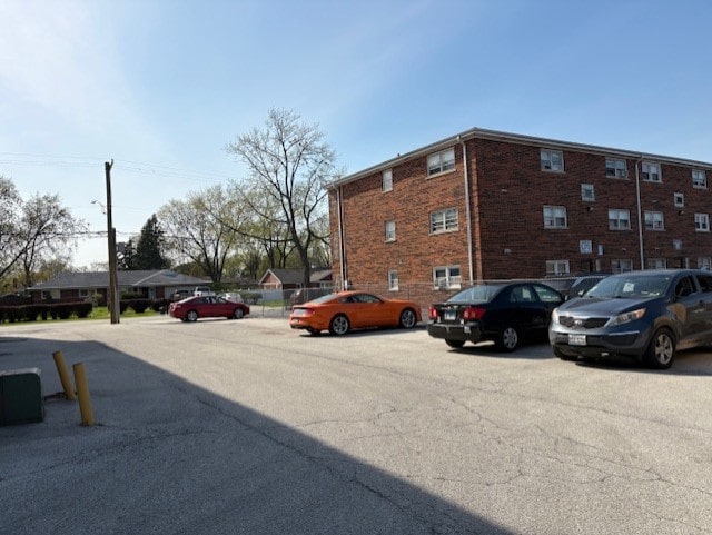 view of uncovered parking lot