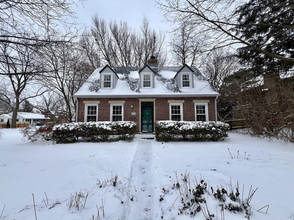 view of cape cod house