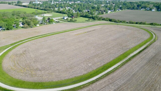 8 Fraher Dr, Odell, IL 60460 - aerial overview of property's location with a tree filled landscape