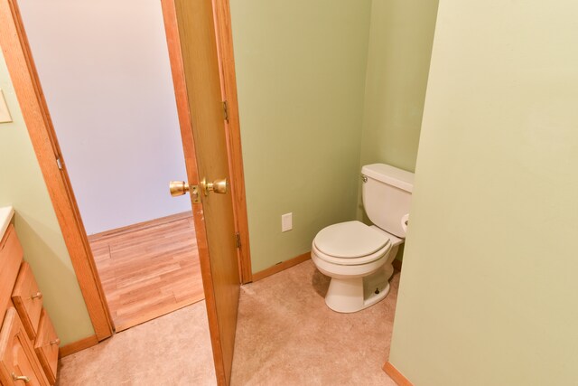 8 Fraher Dr, Odell, IL 60460 - bathroom featuring vanity and toilet