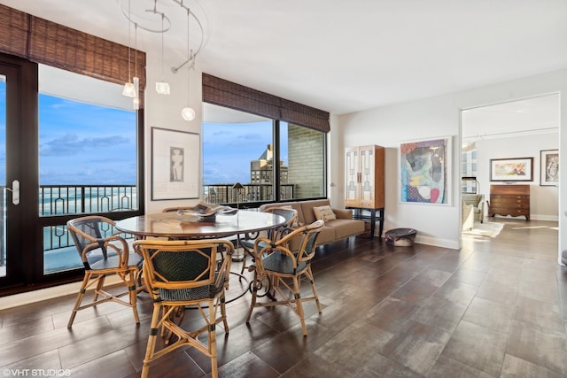 view of dining room