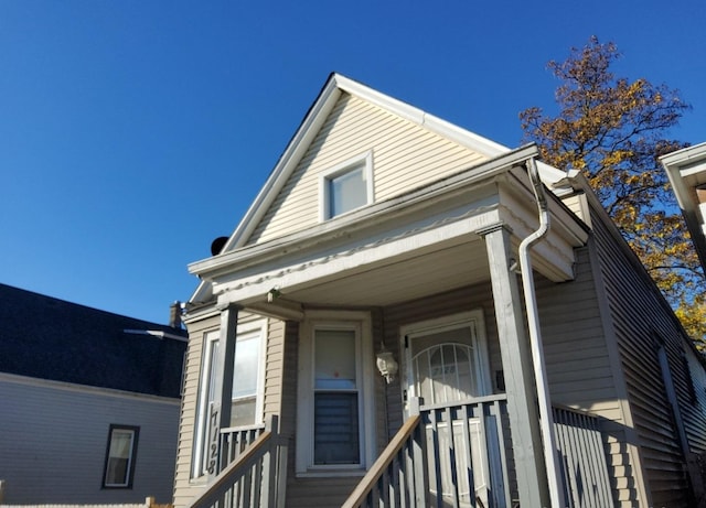 view of bungalow