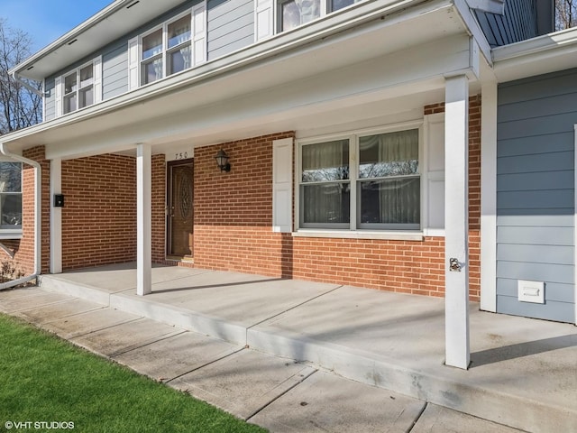 view of patio with covered porch