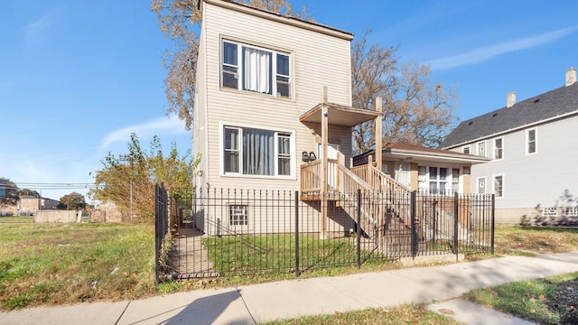 view of front of home