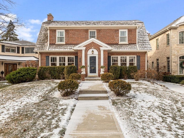 view of front of property