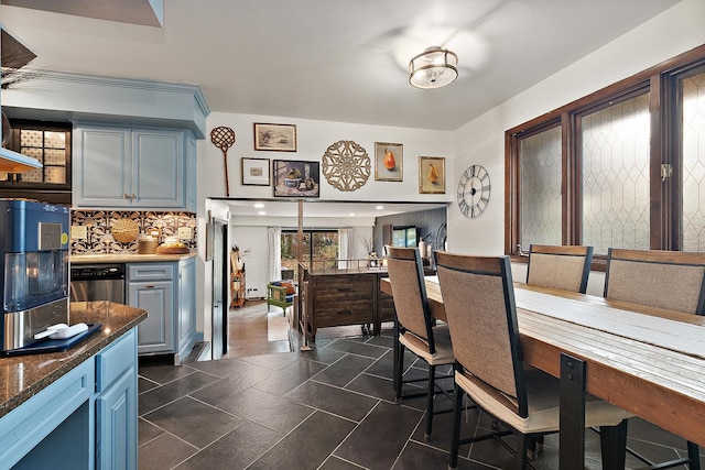 view of dining area