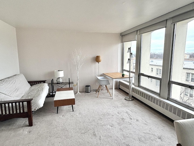 sunroom / solarium with baseboard heating and plenty of natural light