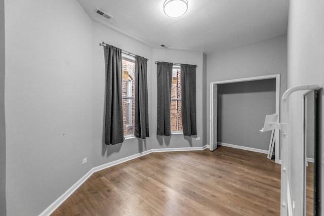 interior space with wood-type flooring