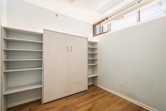 closet featuring visible vents