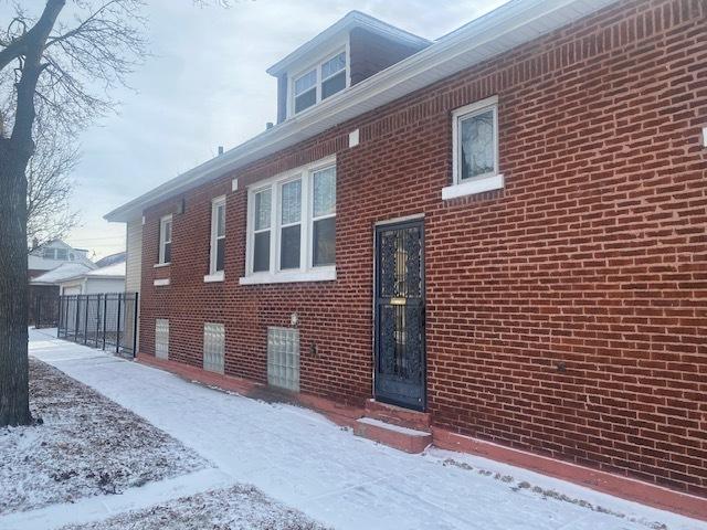 view of snowy exterior