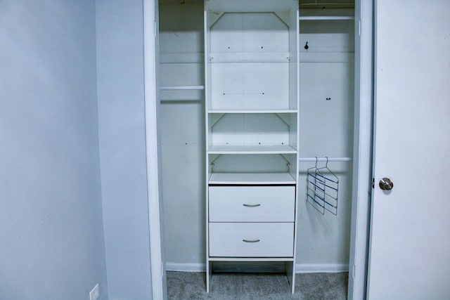 view of closet