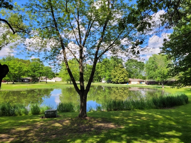 view of water feature