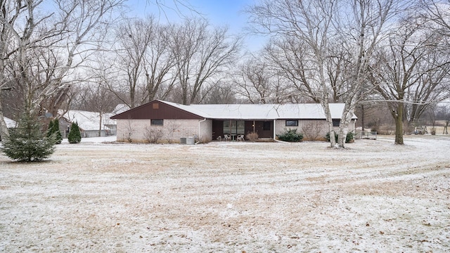 view of ranch-style home