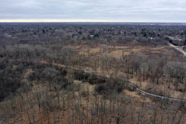 bird's eye view featuring a rural view