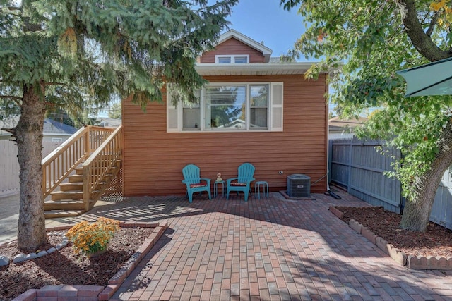 view of patio / terrace featuring cooling unit