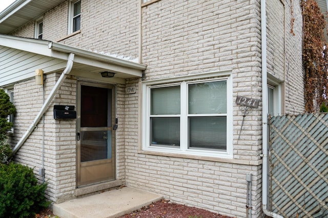 view of entrance to property