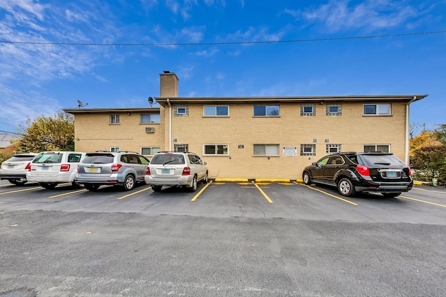 view of parking / parking lot