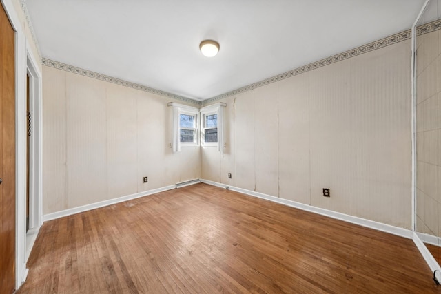 interior space with wood-type flooring