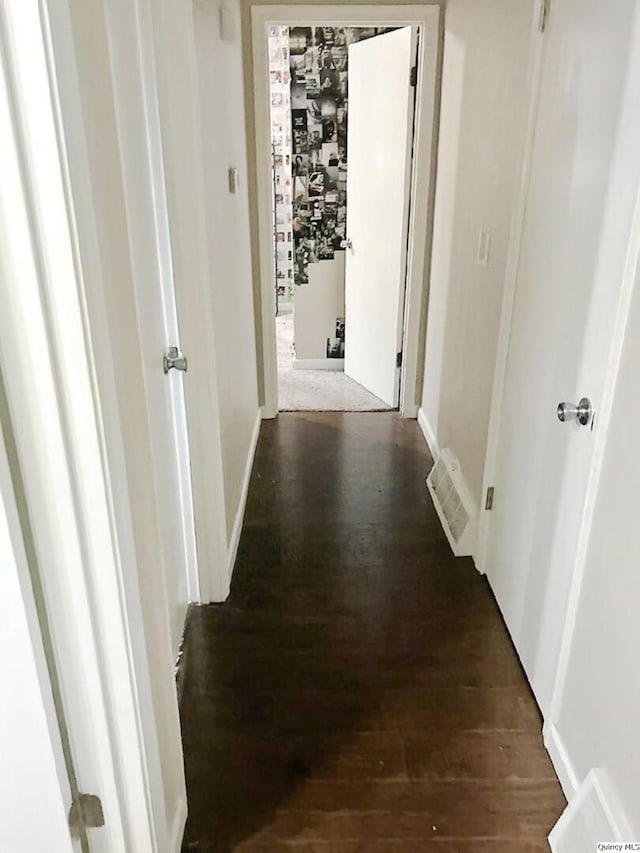 2433 Cedar Creek Ct, Quincy, IL 62305 - hall with dark hardwood / wood-style floors