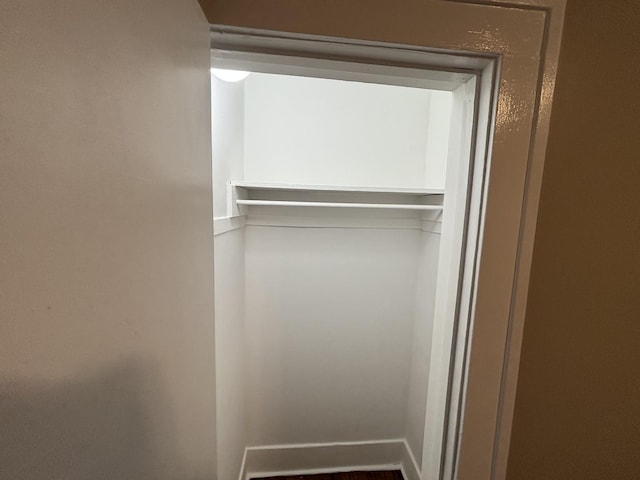 view of closet