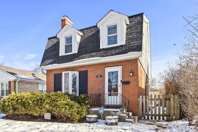 view of cape cod-style house