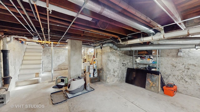 view of basement