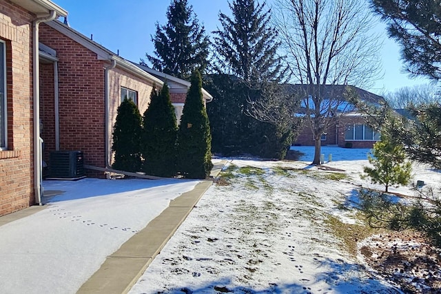 exterior space with central AC unit