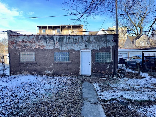 view of front of home