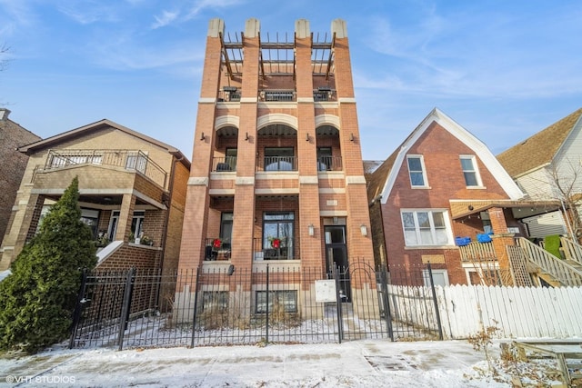 view of front of home