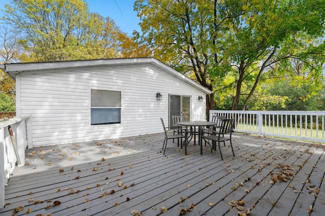 view of deck