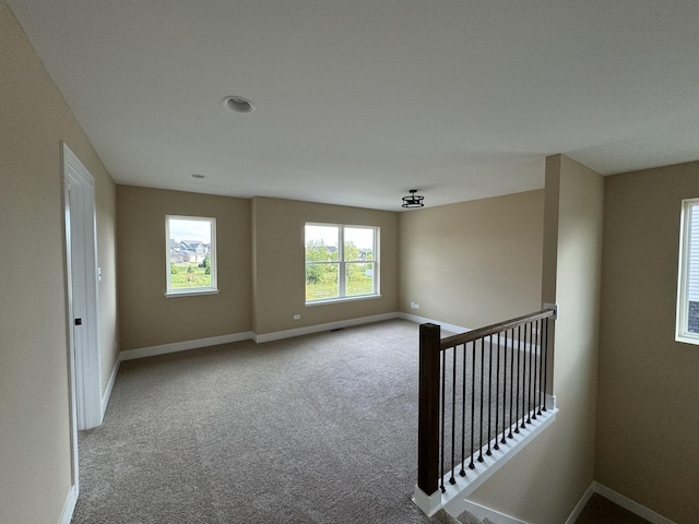 empty room with carpet floors