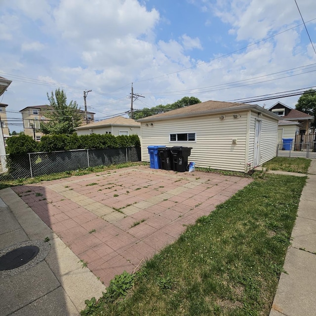 exterior space with a patio