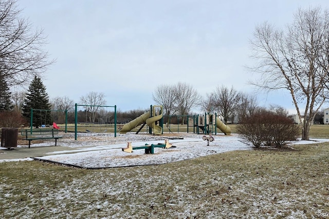 view of play area