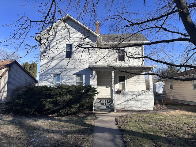 view of front of property