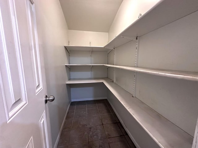 view of pantry