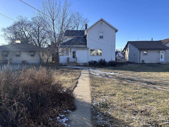 view of rear view of house