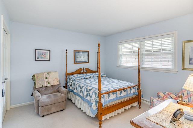 bedroom featuring carpet floors