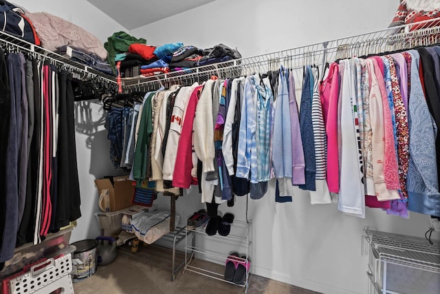 view of spacious closet