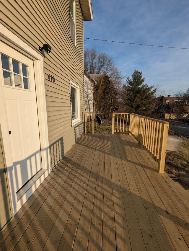 view of deck