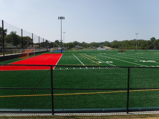 view of sport court