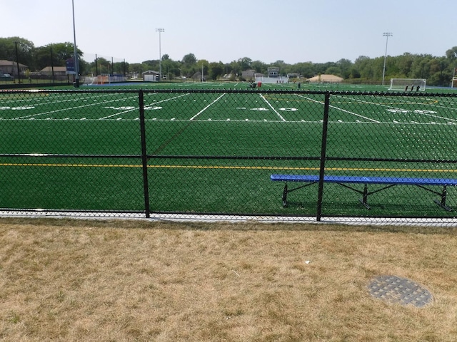 view of tennis court