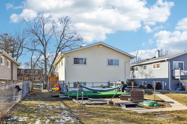 view of rear view of property