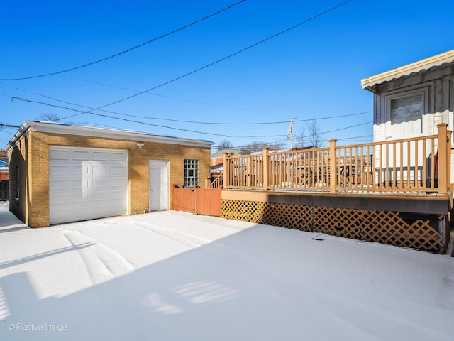 view of patio / terrace with a deck