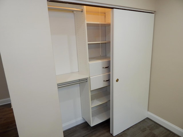 view of closet